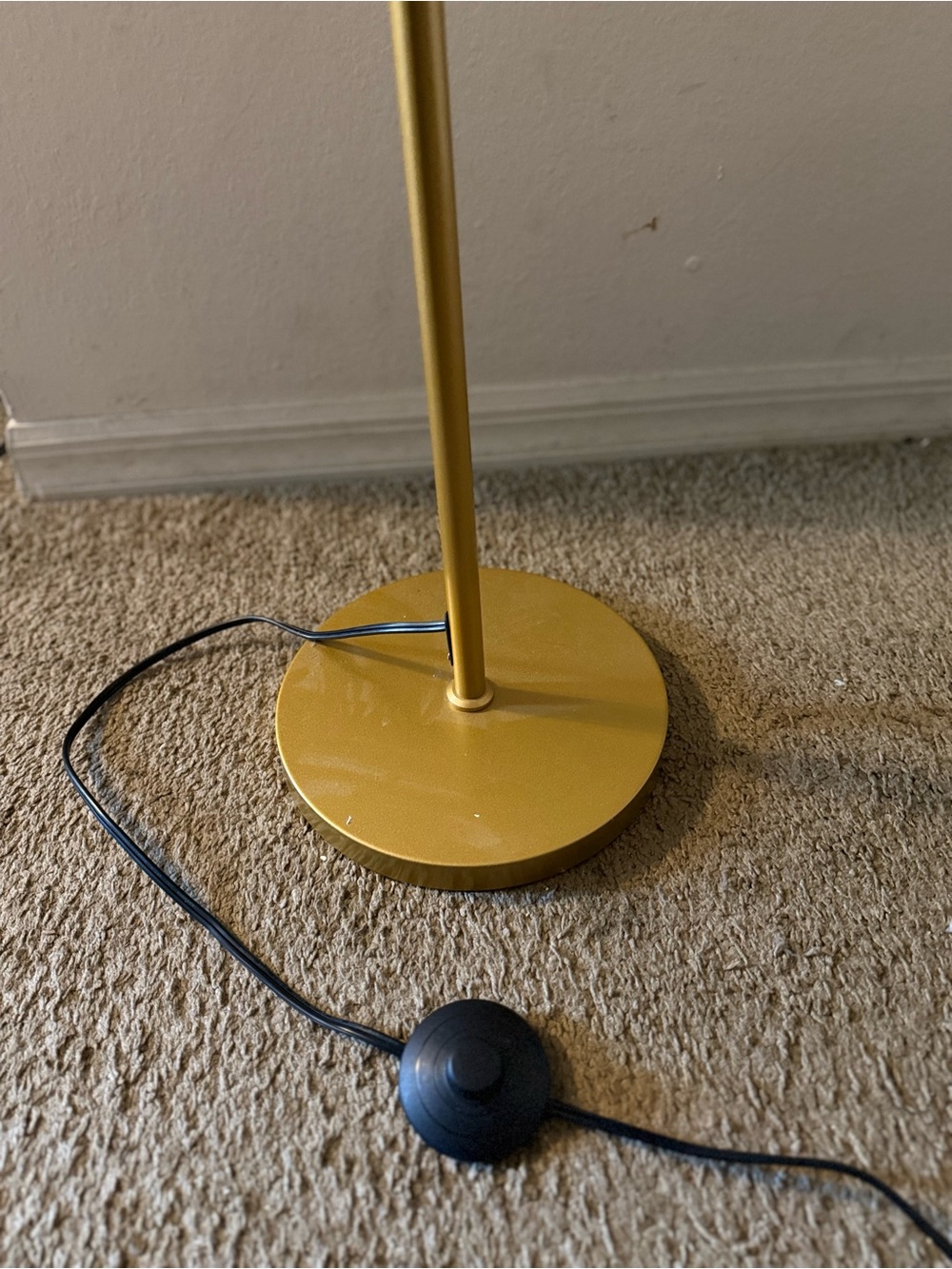 Amazon Gold Floor Lamp with Matte Gold Base